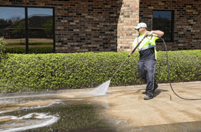 commercial concrete cleaning in warwick